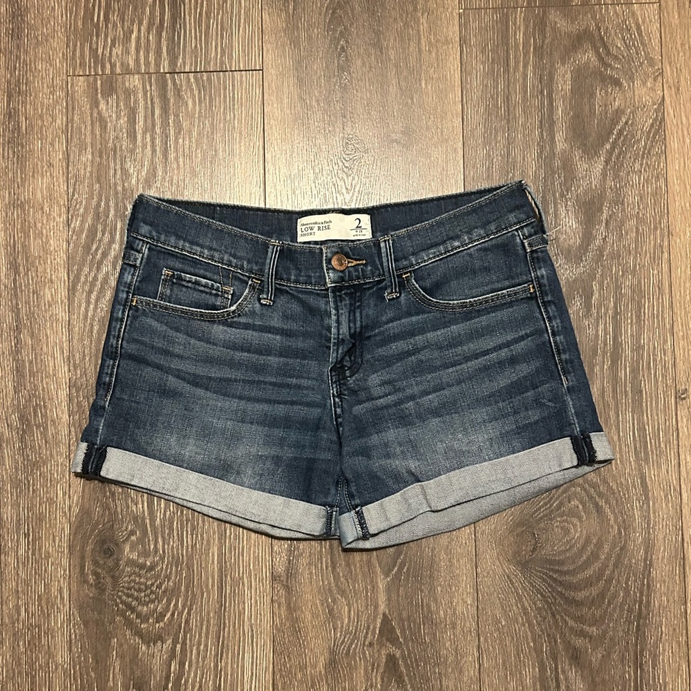 Abercrombie & Fitch Blue Jean Shorts